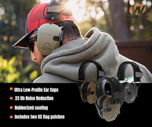 Walker's Razor Patriot Electronic Muff - Kryptek - Image 4