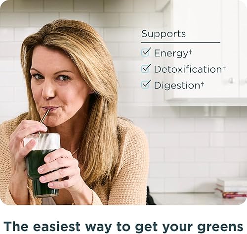 Miniatura 8 de Ancient Nutrition Super Greens - Polvo de superalimento orgánico con probióticos hecho con espirulina, clorella, matcha y enzimas digestivas, 25