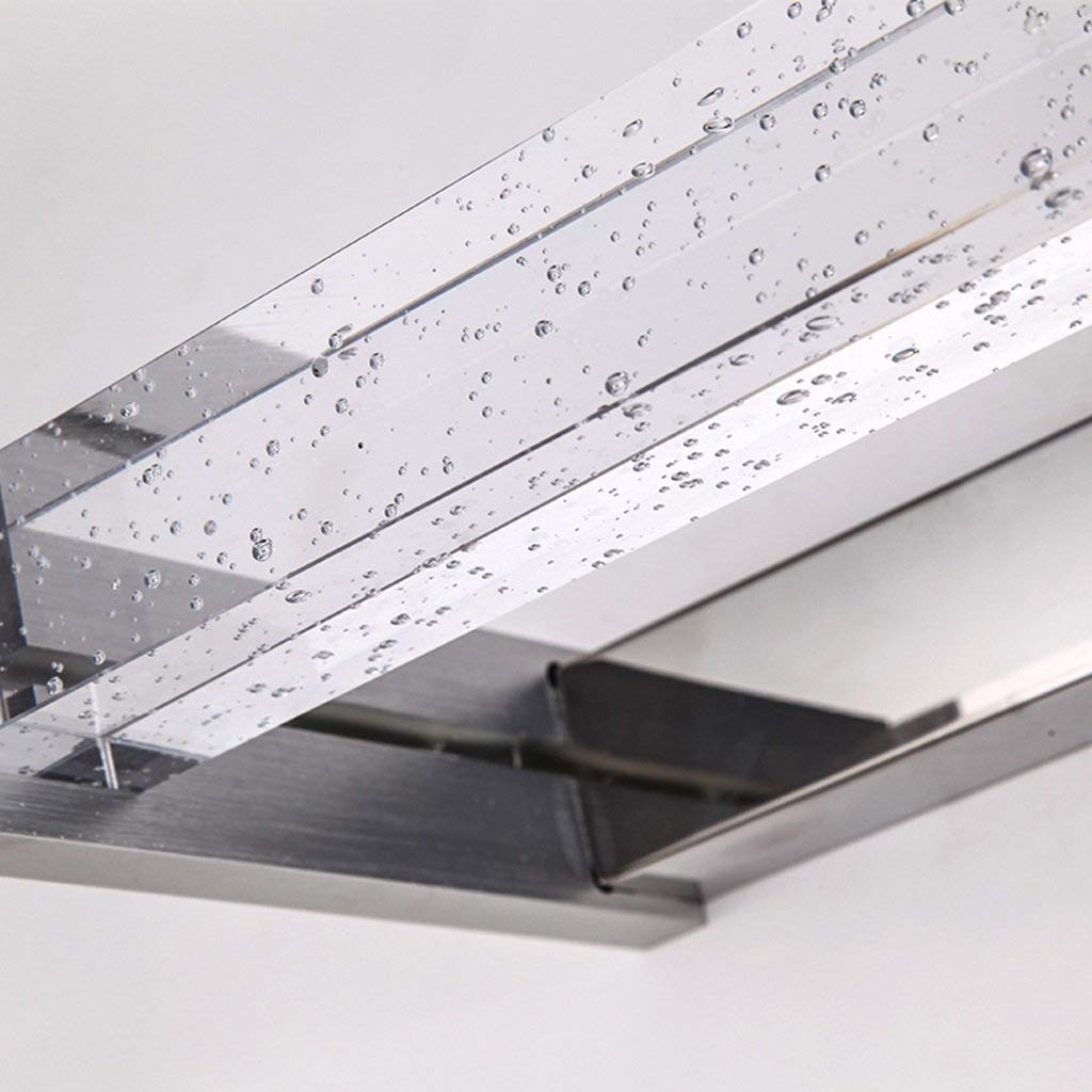 Badspiegel Lampen Spiegel-Front-Lampe Led-Badezimmer-Spiegellampe, Feuchtraum Nebel Kristallwand-Lampen Edelstahl Spiegelschrank Lampe Wandleuchten/60Cm