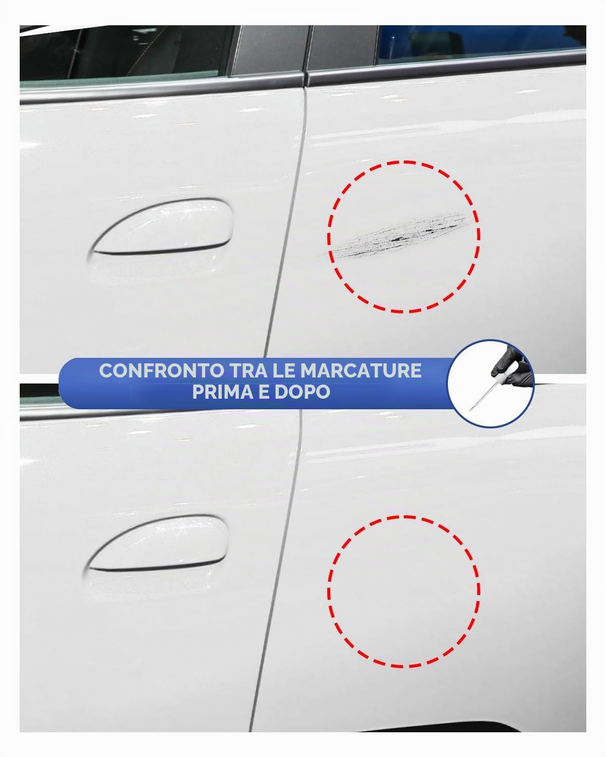 KNA Vernice per riparazione grigio Comet Metallic per Dacia Exact Match