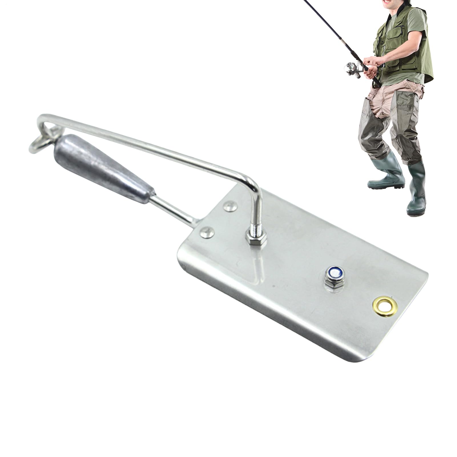 Tableros De Planaje Para,Planer Trolling Erosión - Accesorios de de Acero Inoxidable - para Pescadores en el Mar con Downriggers, Buceo y Agua Salada Offsh