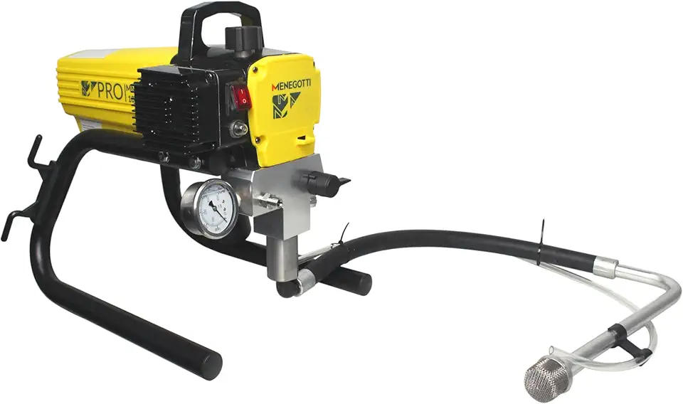 Máquina de Pintura Airless Menegotti MMA PRO 1000 – 1000 W, 3.104 PSI, 127V | Aplicação Profissional de Tintas Acrílicas, Látex, PU e Vernizes | Alta Produtividade e Mobilidade
