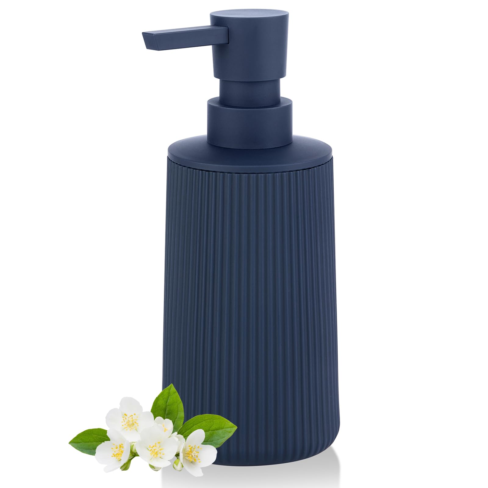Hand Soap Dispenser, Blue Soap Dispenser Bathroom, Refillable Washing up Liquid Soap Dispenser Kitchen (Blue)