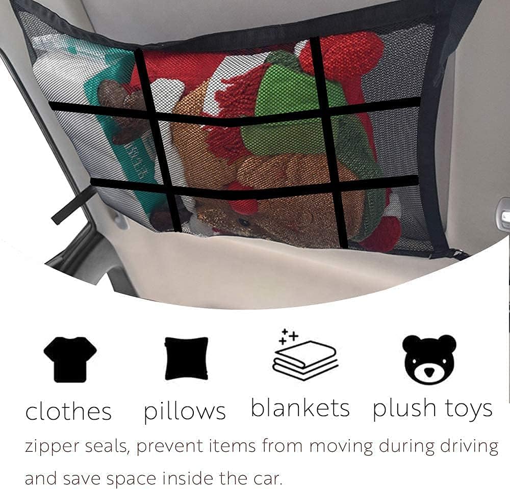 Filet De Rangement Pour Plafond De Voiture – Sac De Rangement