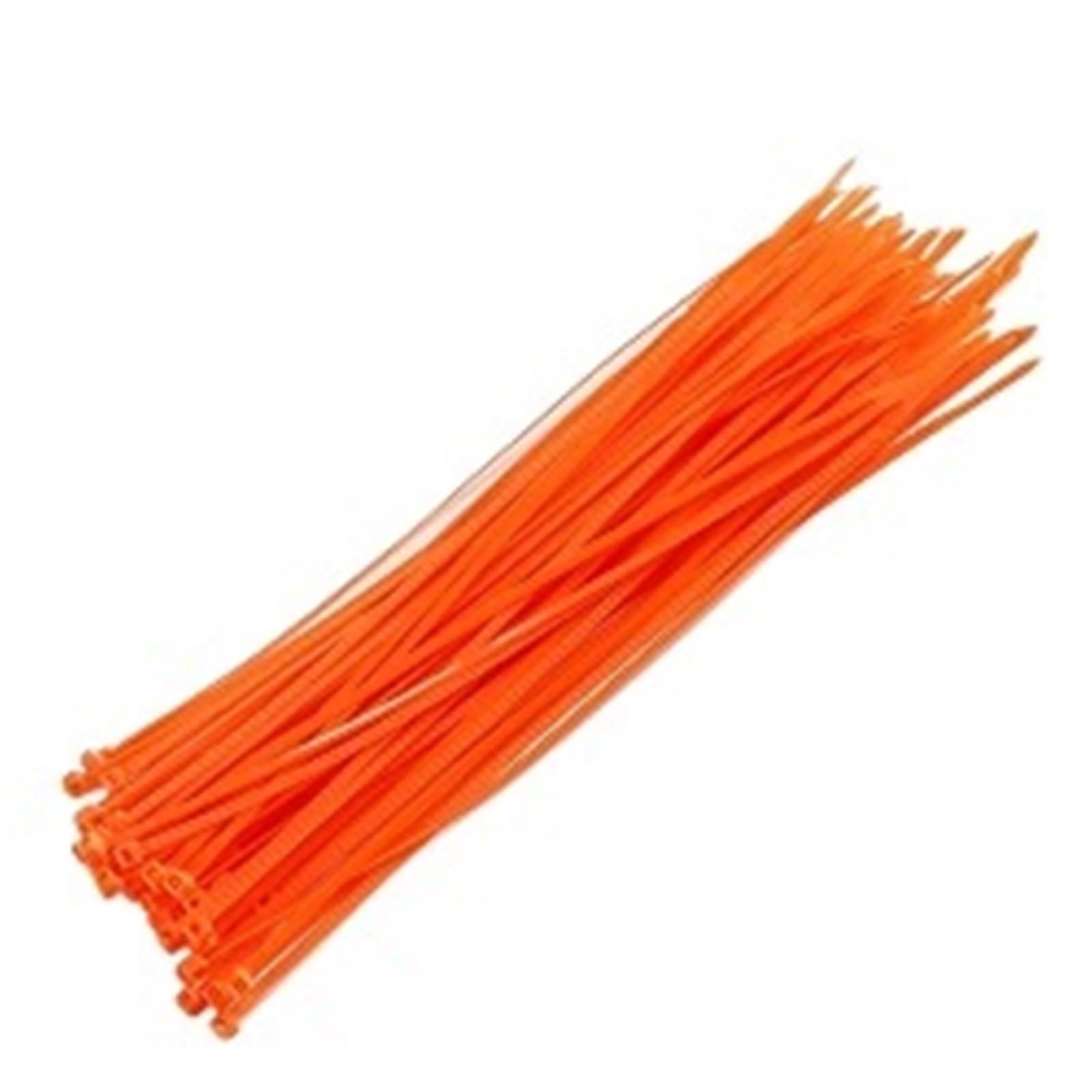 Gbrcen Orange Cable Ties Colorful Self-Locking Nylon Cable Ties