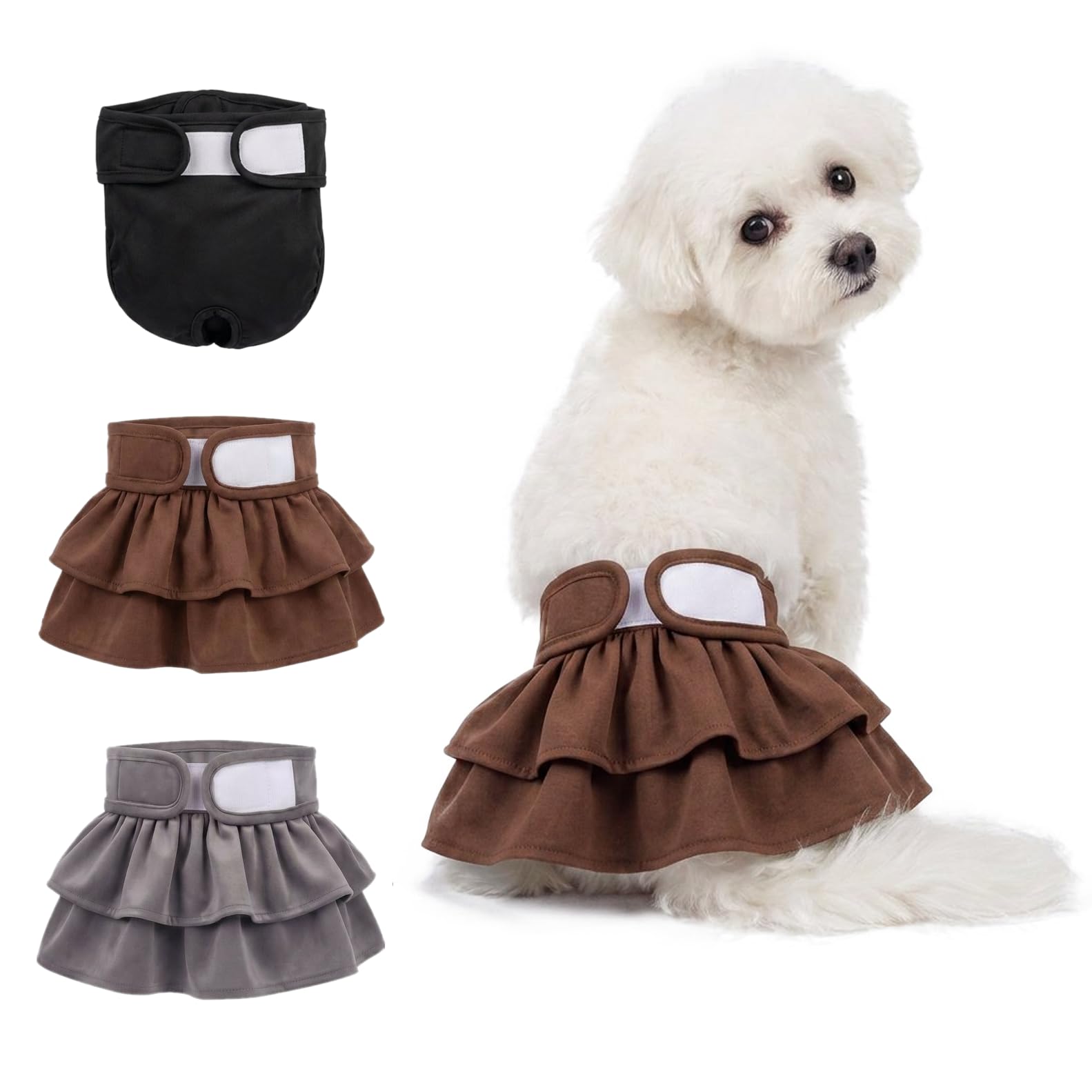 3 Pack Washable Female Dog Diapers