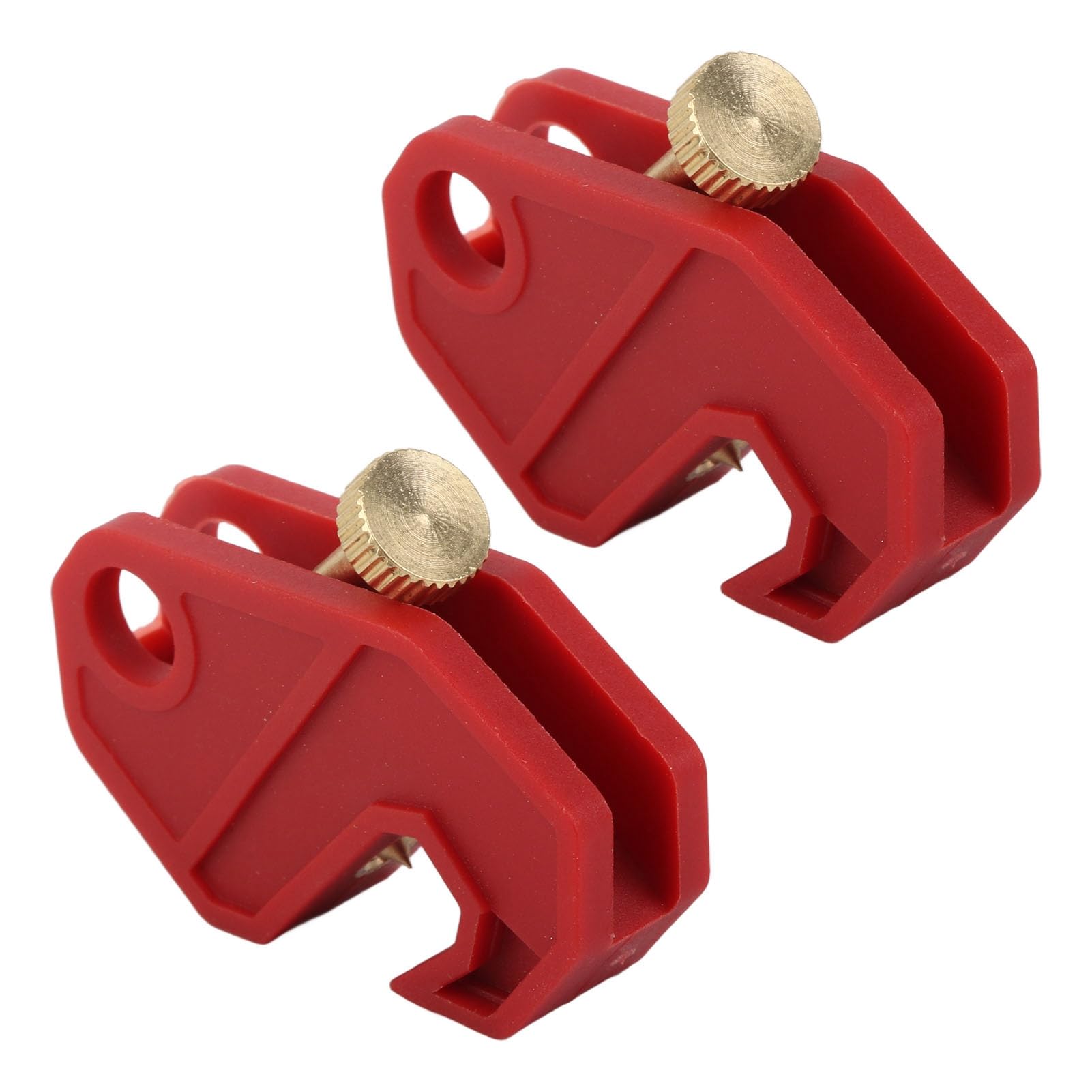 Circuit Breaker Lockout Device, Nylon Insulated Safety Lock Breaker Box Lock 2 Pcs Universal Single Breaker Lockout for Improved Safety Measures