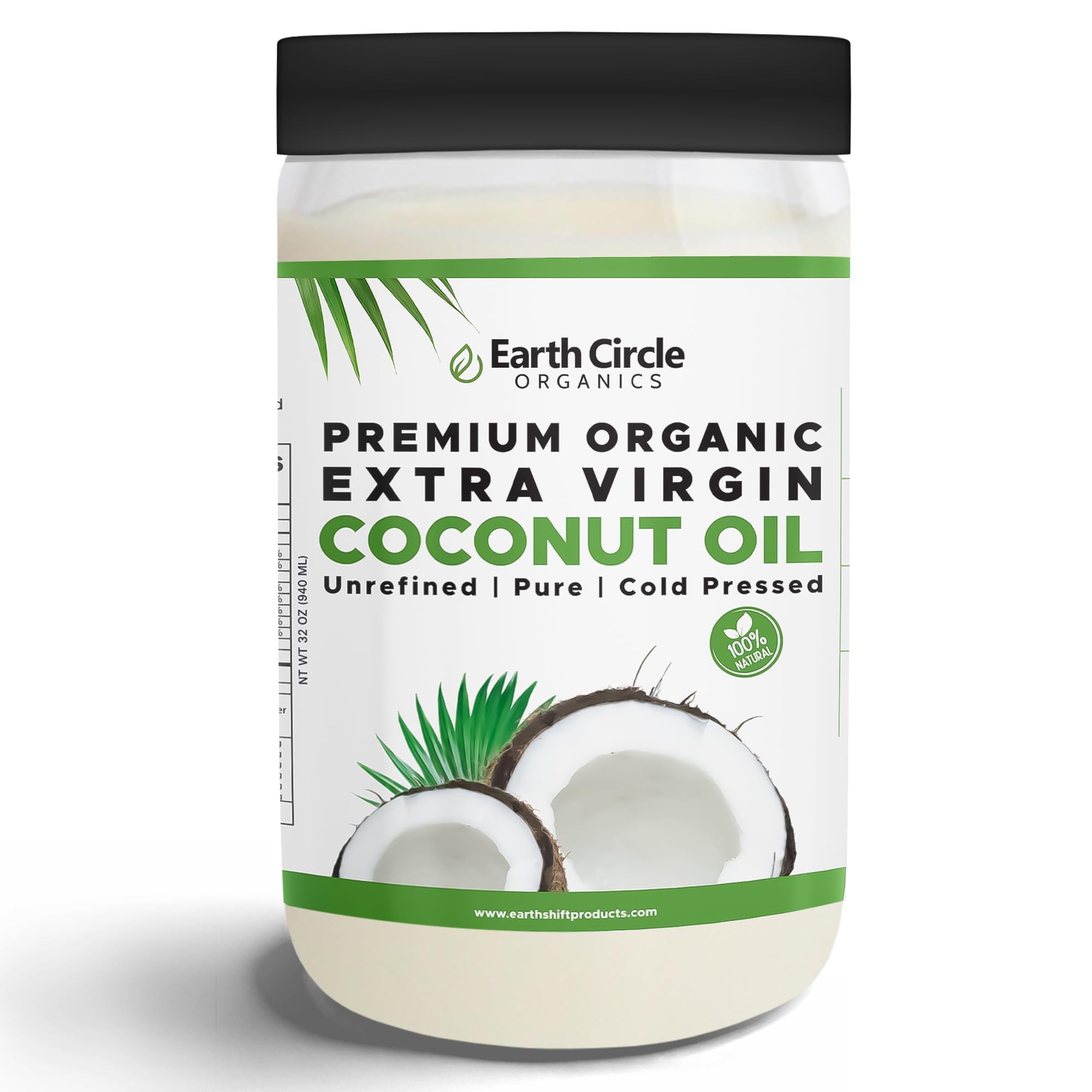 Earth Circle Organics 32 oz Coconut Oil