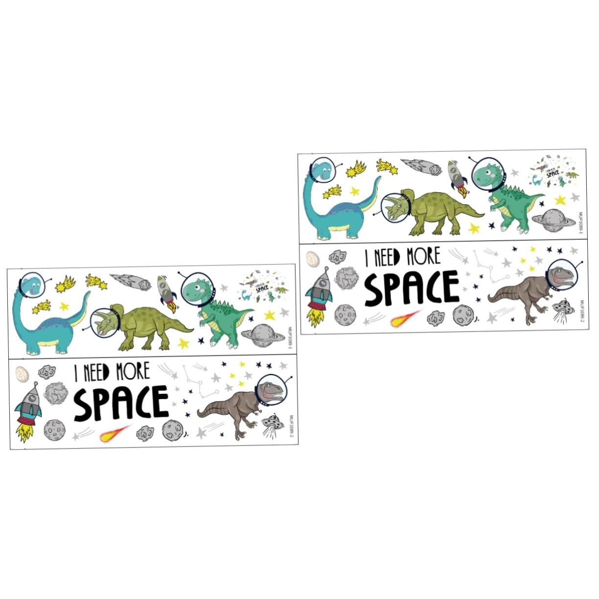 TOYANDONA 4piezas Pósteres Adhesivos De Dinosaurios Coloridos Para Pared Infantil Decoración Removible Para Guarderías y Habitaciones