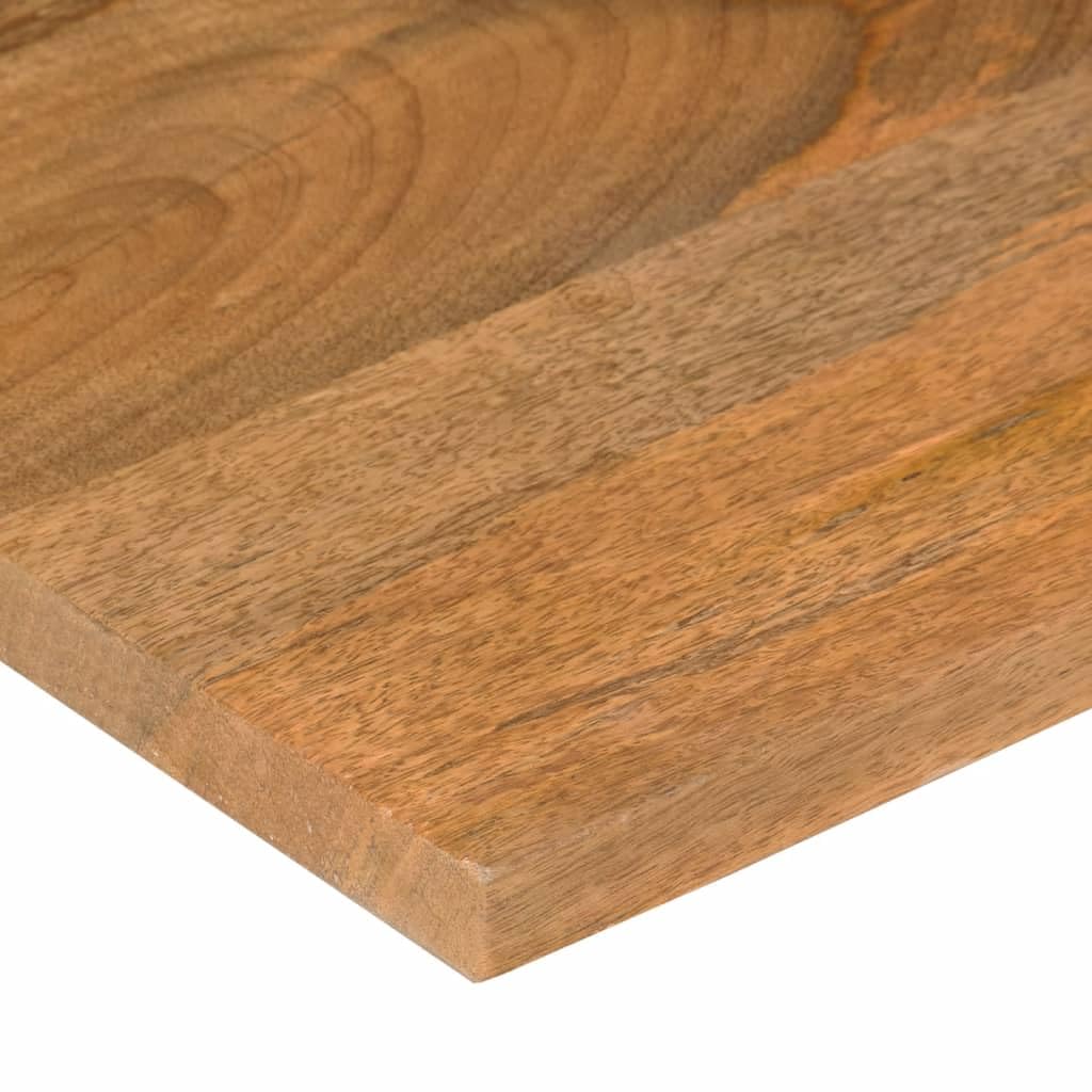 vidaXL Schreibtischplatte, Bürotischplatte mit Aussparung, Tischplatte für Schreibtisch Esstisch, Ersatztischplatte Holzplatte, 100x50x2,5cm Massivholz Mango
