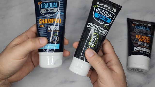 Gradual Gray Watch MENFIRST Gradual Gray Darkening Conditioner for Men on Amazon Live