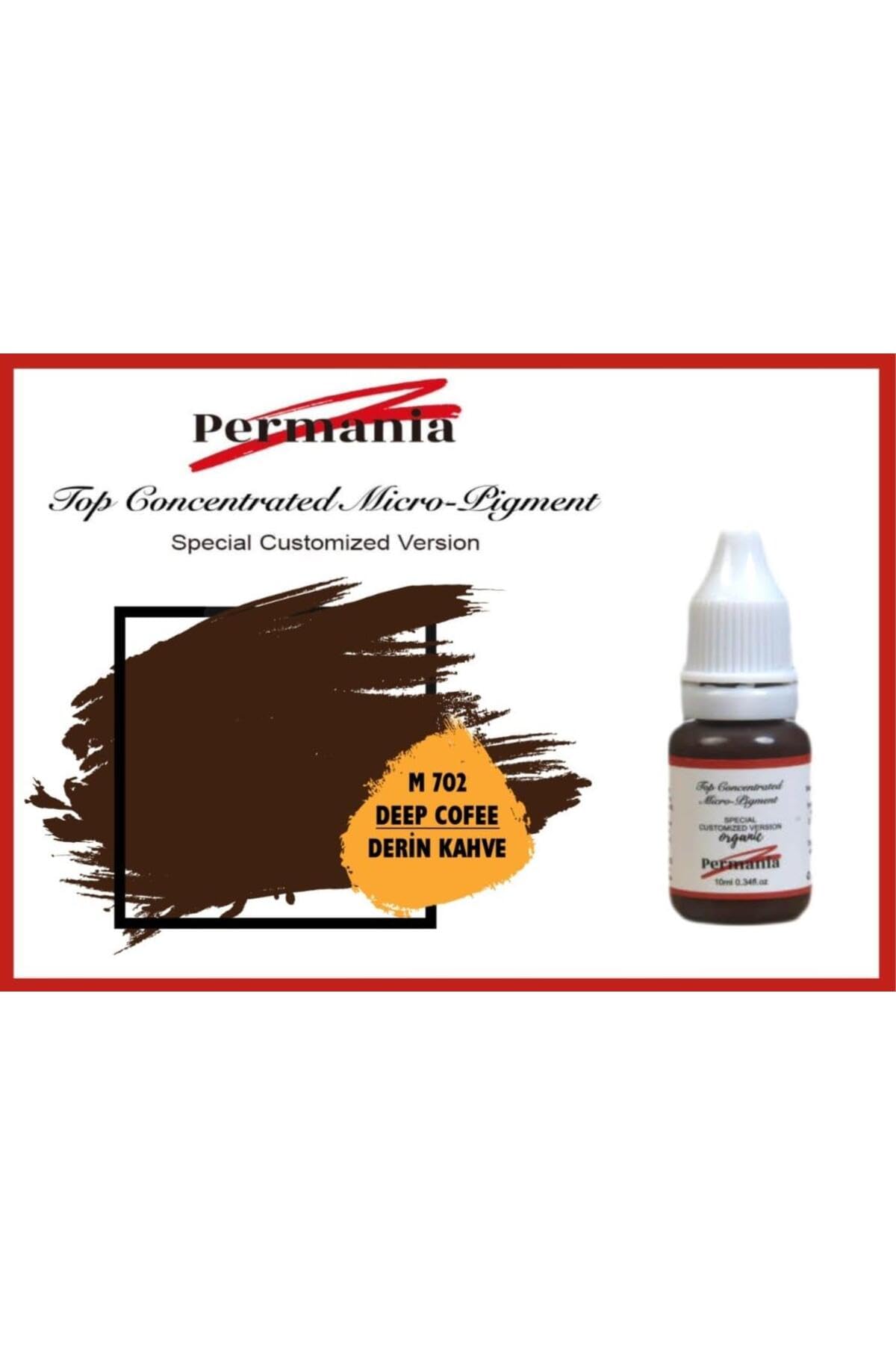 Fontenay Permania Kalıcı Makyaj Boyası Kaş Boyası Derin Kahve 10Ml Derin Kahve