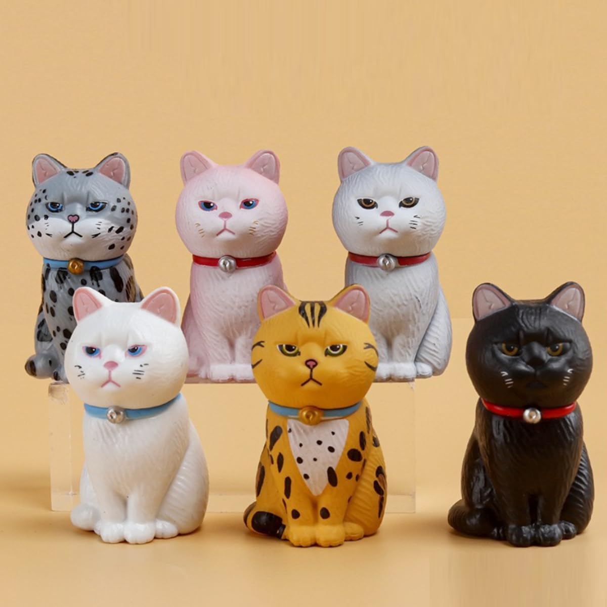 Mini Statue Kawaii Di Gatti Marroni Per Giardino Delle Fate – Ornamenti In Miniatura Per Terrario, Piante Grasse, Decorazioni Da Scrivania E Torte, Fai Da Te