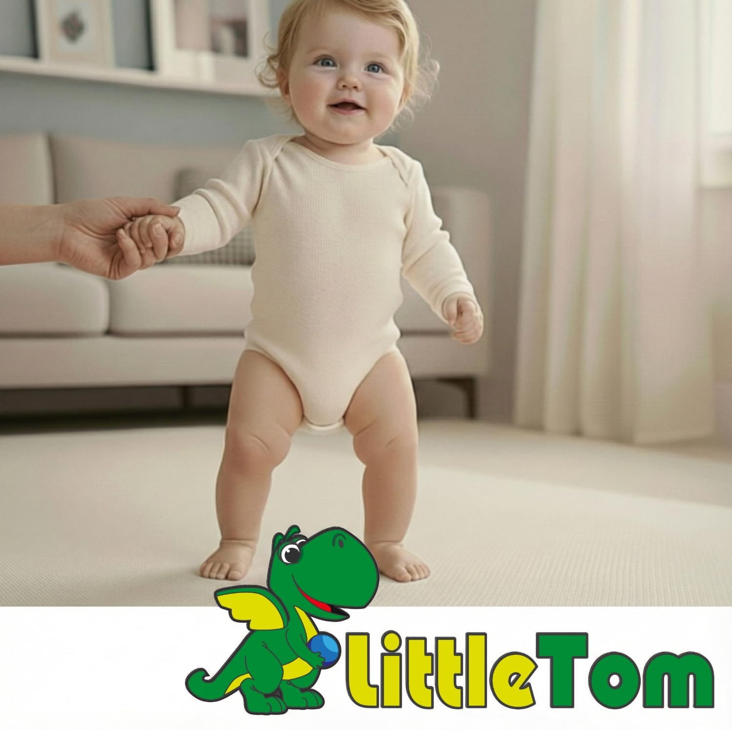 LittleTom 18 Gruba mata pod?ogowa - Dziecko i dziecko od 0 miesi?ca 30 x 30 kwadratowych p?ytek z pianki EVA