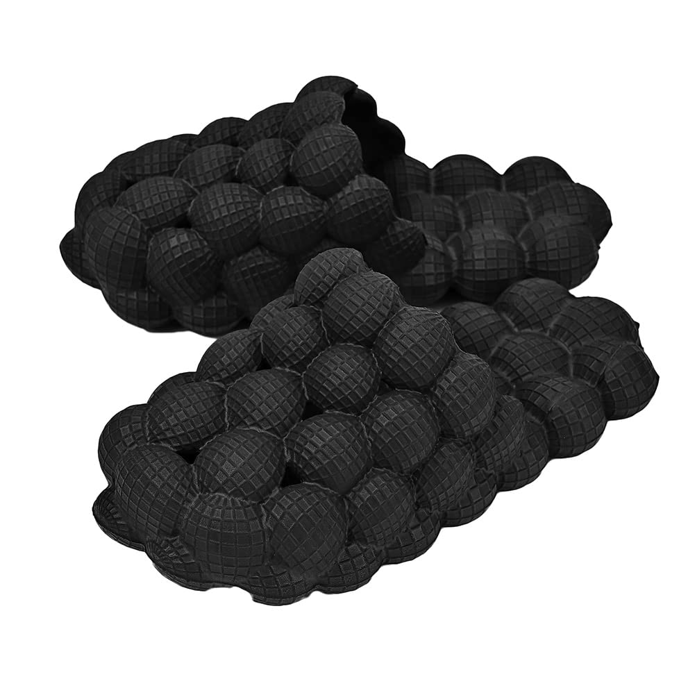 Rojeam House Slippers for Women and Men EVA Shower Shoes Massage Bubble Slides Bathroom Sandals