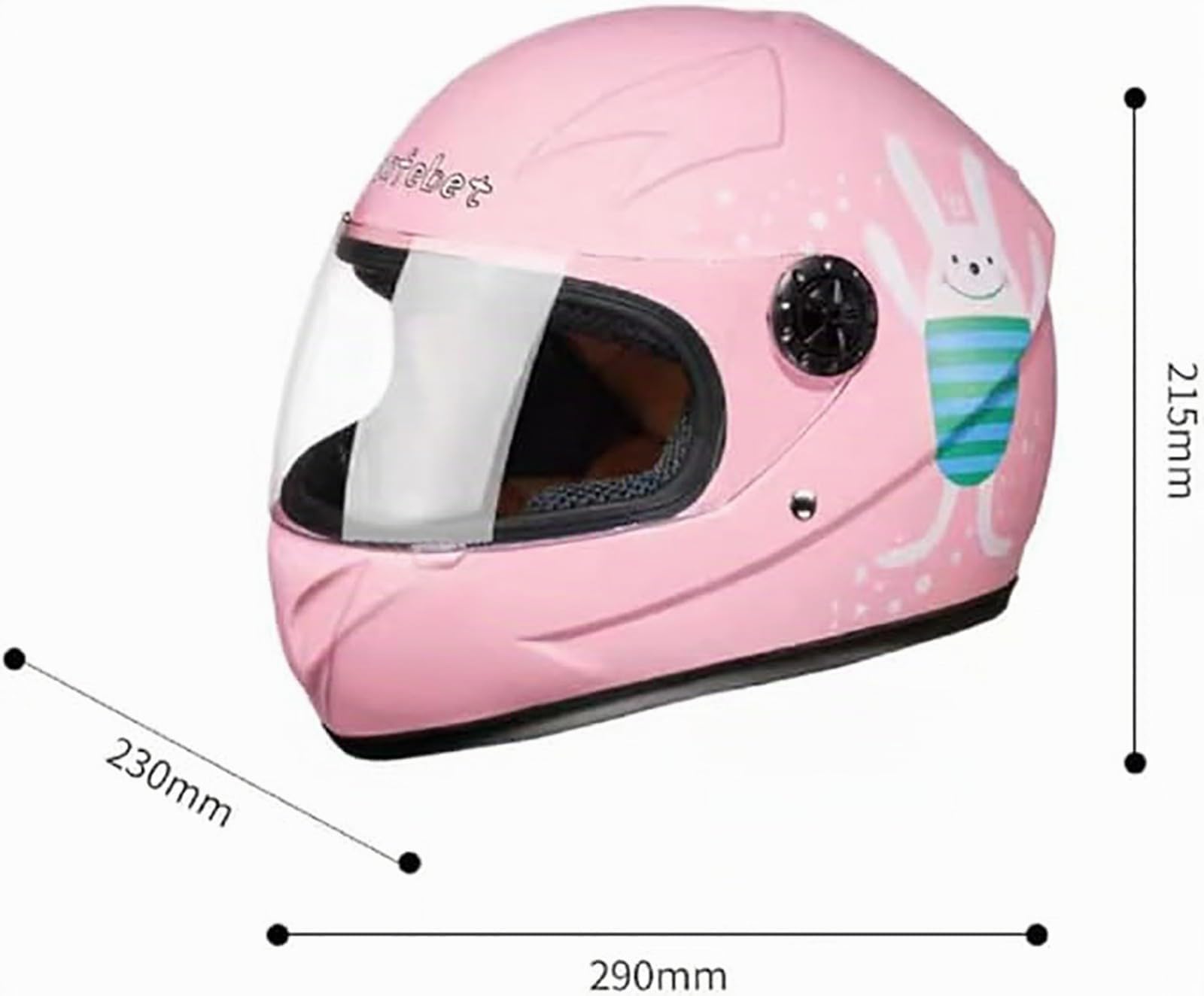 Casque De Moto Intégral Pour Enfants QKDWQZ, Casque De Scooter Homologué ECE, Compatible ATV, Adventure, Scooter, Cruiser/ Touring, UTV, Street Bike, DOT