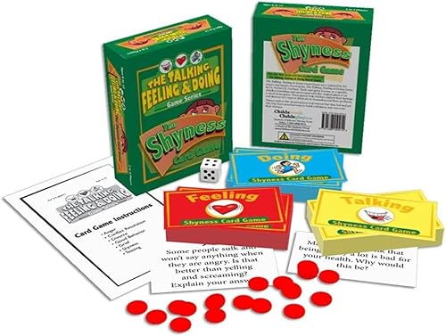 Childswork / Childsplay The Talking, Feeling & Doing Game Series: The Shyness Card Game - Herramienta de consejería perfecta y un juego de terapia