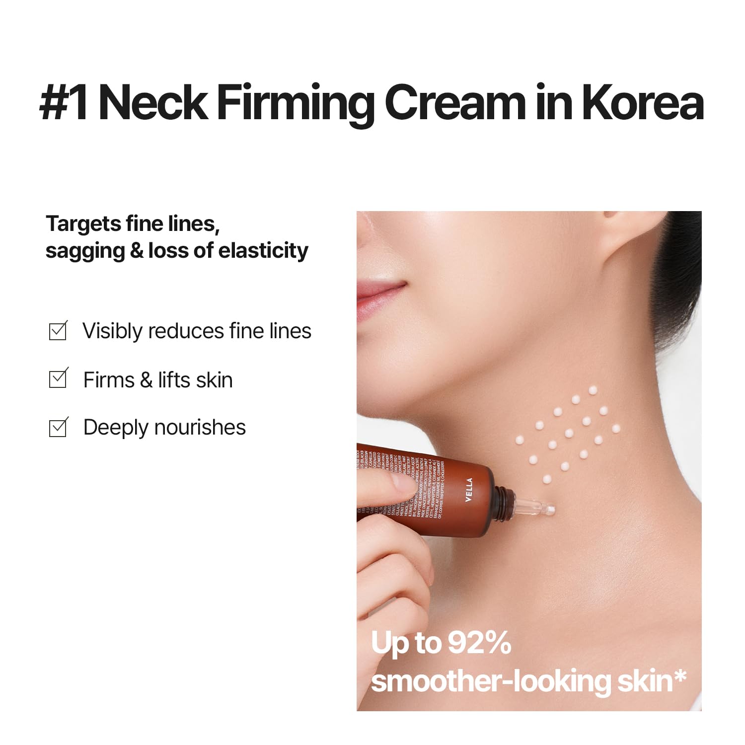 Amazon.com: VELLA Neck Cream, K-Beauty Neck Care with SYN-AKE