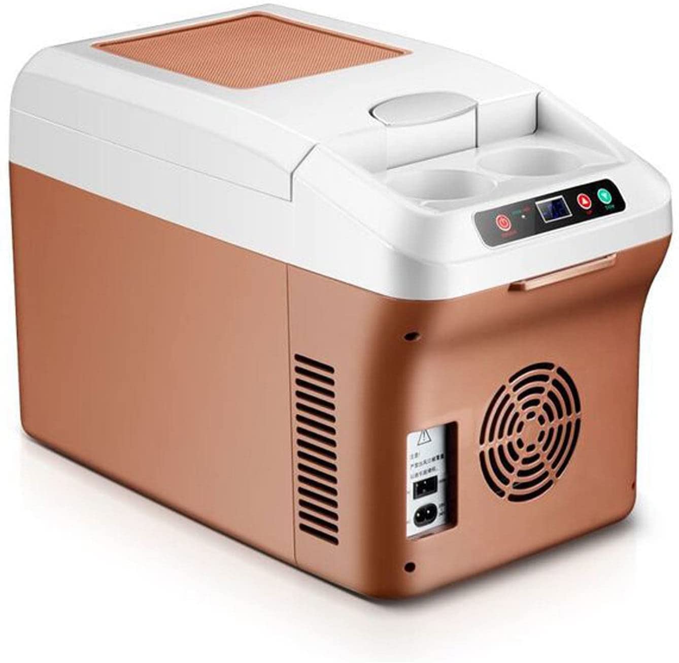 KOHARA Mini refrigerador, refrigerador y Calentador portátil, refrigerador Personal para el Cuidado de la Piel, Alimentos, Bebidas, enchufes, refrigerador para automóvil, congelador par