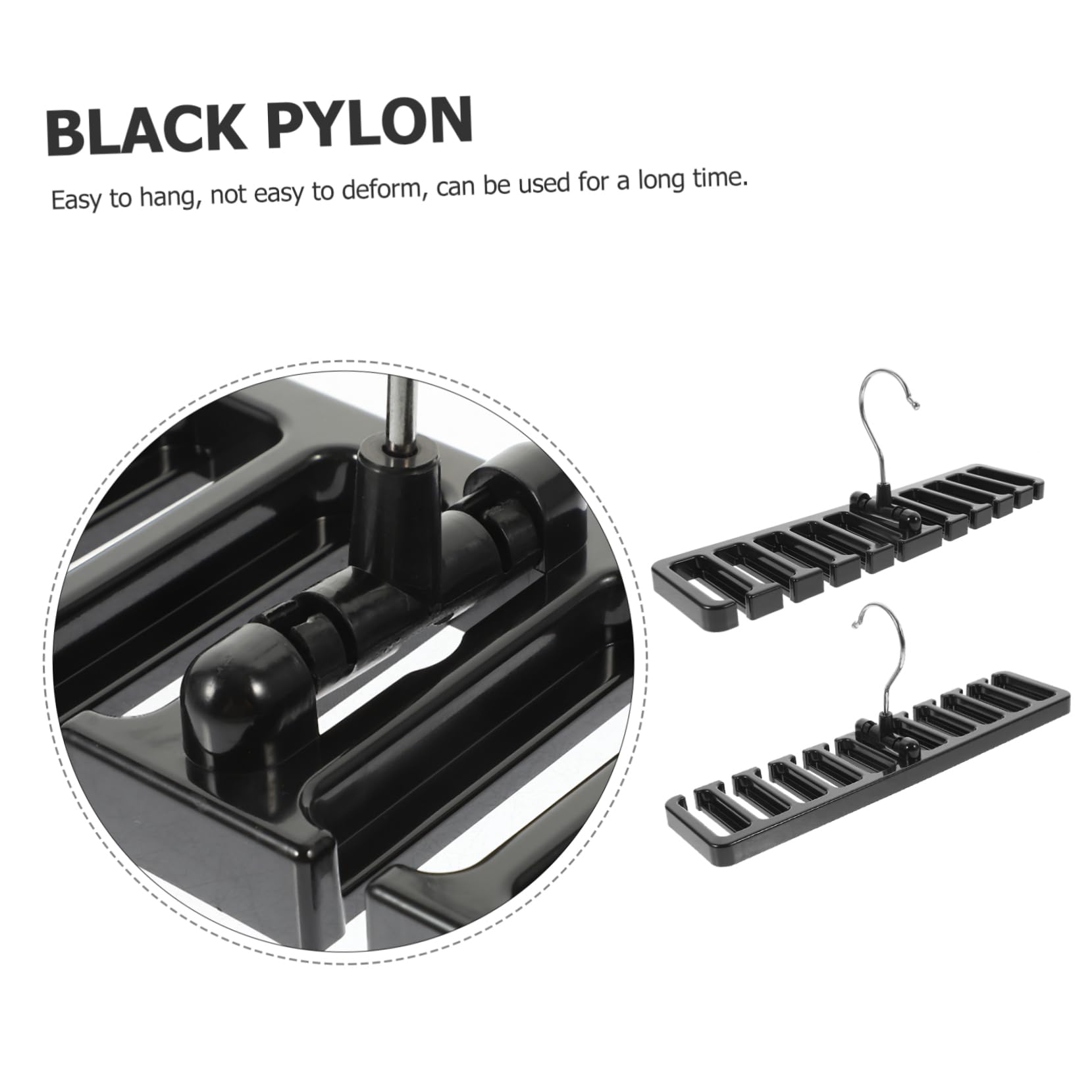 Cabilock 2pcs Belt Organizer for Closet Scarf Rack Tie Hanger Functional Storage for Scarves Belts Ties Stylish Home Organizer