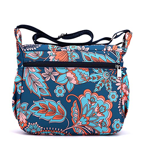 Crossbody Bags for Women Multiple Pockets Shoulder Handbag Casual Nylon Lightweight Purse3
