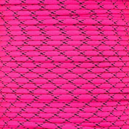 Paracord Planet 250 ft 7-strand Type III 550 Paracord (Pink Snake)
