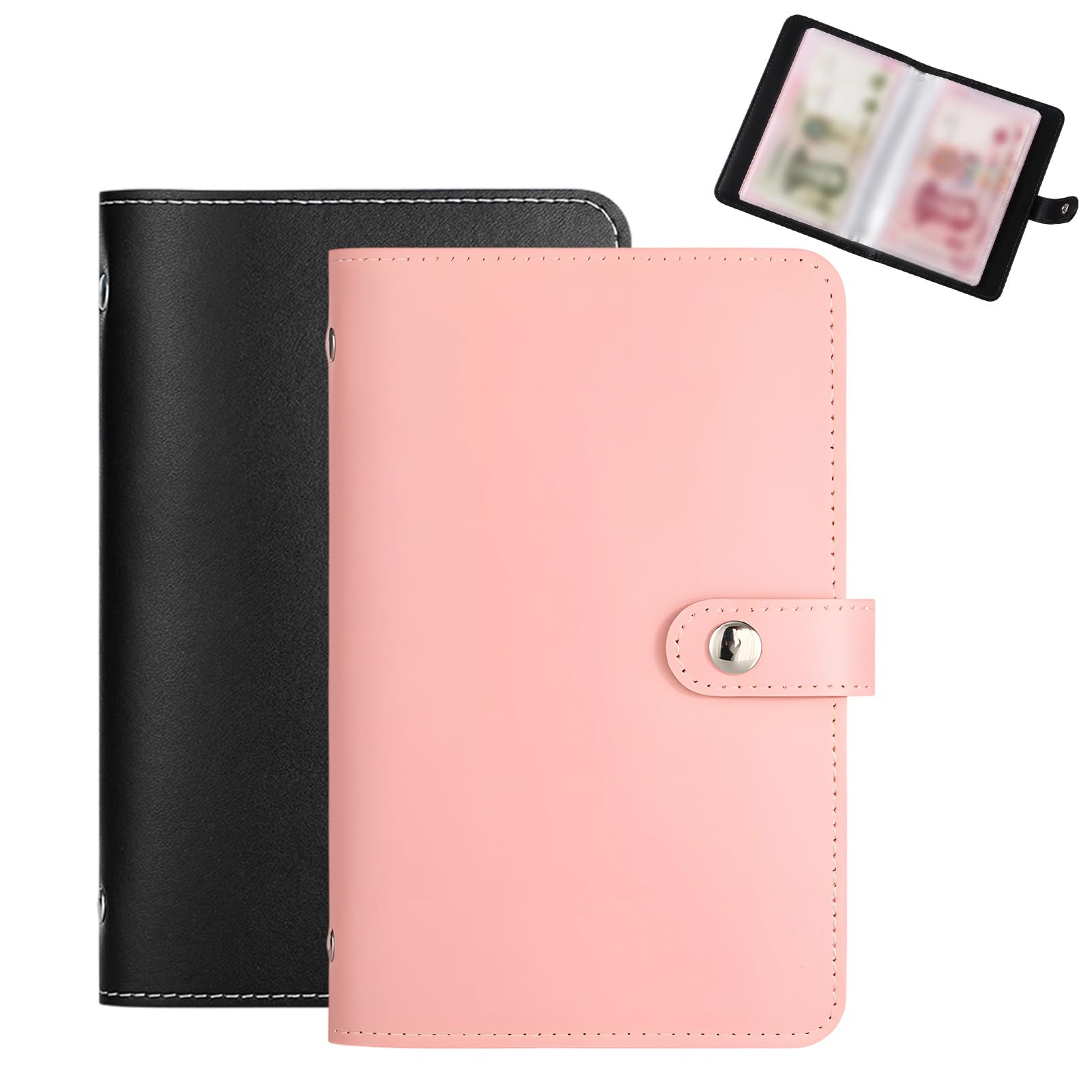 2 PCS 2026 New 100 Envelopes Saving Challenge, Money Wallets, Money Wallets for Saving Cash, 50 Pages, Both Sides can be Used, and a Total of 100 can be Placed, for Offices, Home and Couples