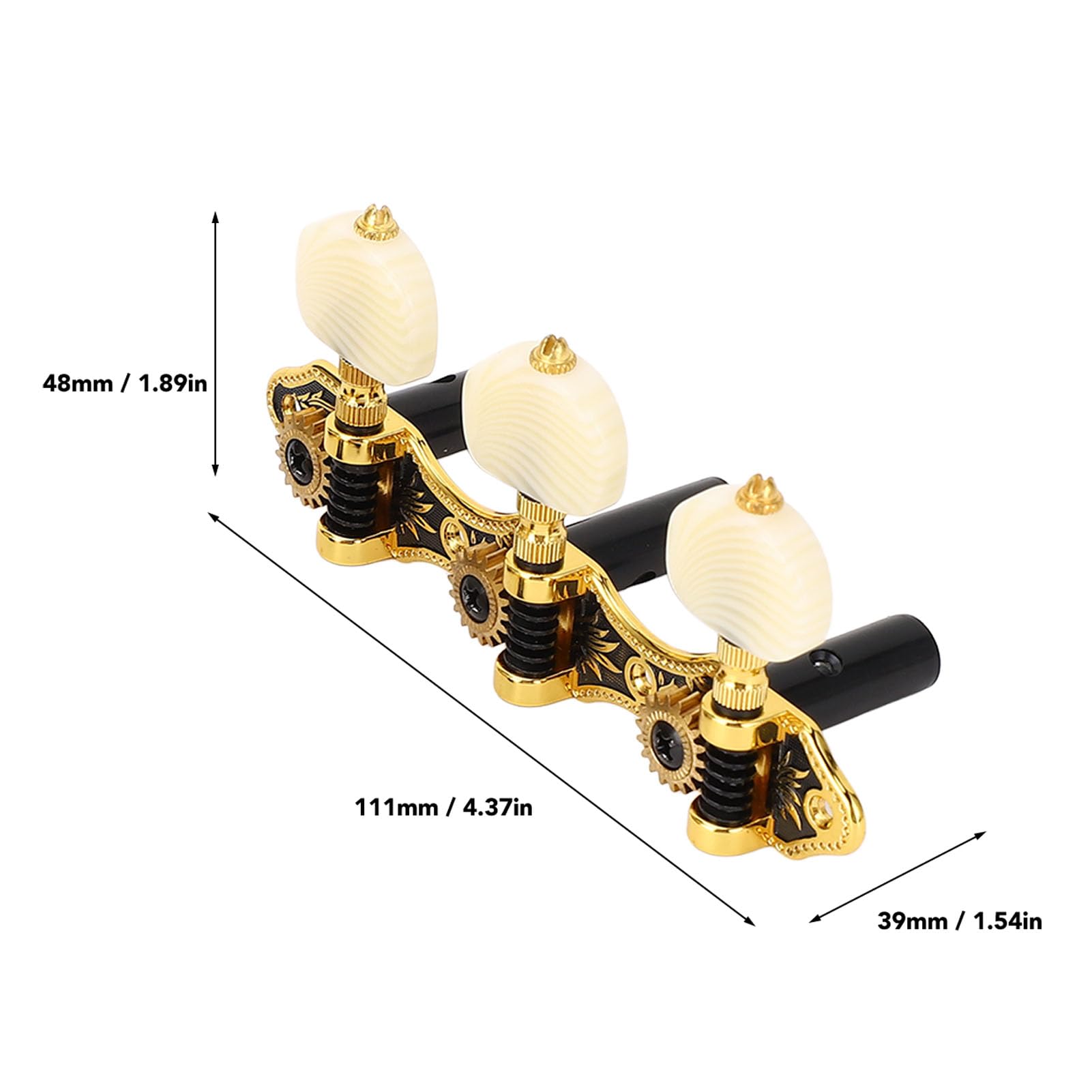 1 Set Guitar Tuning Pegs Classical String Locking Guitar Tuners Machine Heads Tuning Keys String Pegs for Classical Guitar Replacement Accessories