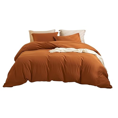 VClife Modern Microfiber Duvet Cover Sets Queen Size - 3