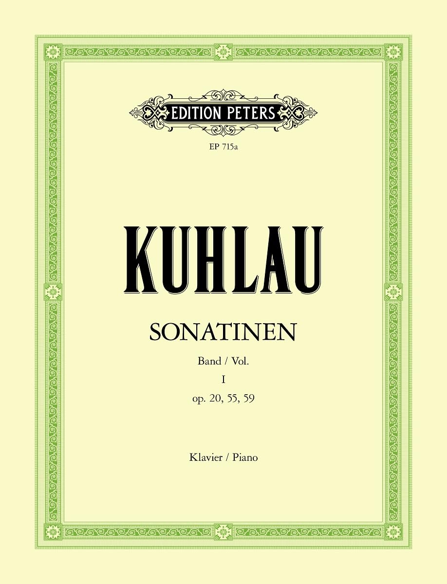 Kuhlau: Sonatinas for Piano Vol. 1 (EP715A): 12 Sonatinas Opp. 20, 55, 59 (Edition Peters)