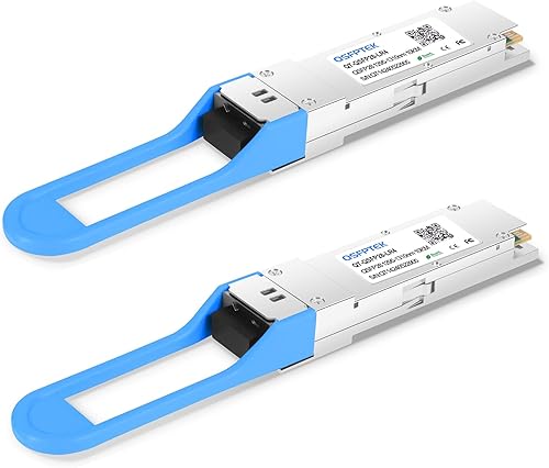 Miniatura 21 de QSFPTEK 100G QSFP28 Transceptor, 100gb LC Monomodo 100GBASE-LR4 Módulo Óptico para Arista Networks QSFP-100G-LR4 (LWDM, 6.2 mi, con DDM)
