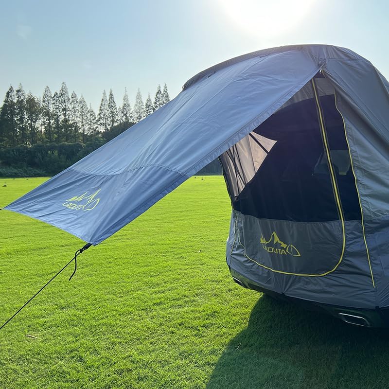 Miniatura 2 de Toldo para puerta trasera para automóvil, camping, viajes por carretera, esenciales, tamaño mediano a completo, SUV, camioneta, impermeable, 118.110