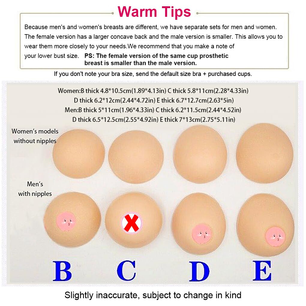 2 en 1 de Silicona Formas de Senos Ajustables Senos Falsos Sujetador de prótesis Lavable Push-up Exquisito Sujetador de Copa A-D mastectomía