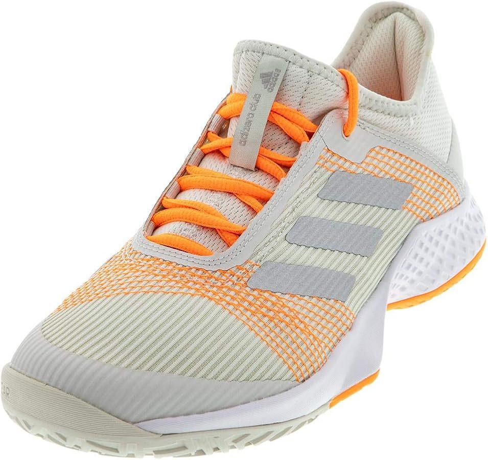 Amazon.com | adidas Adizero Club, orbit Grey/Silver/Orange, 5
