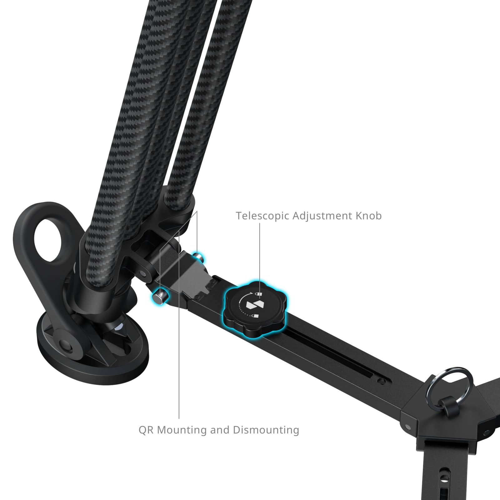 SMALLRIG FSD16 FreeSpeed Heavy Duty Carbon Fiber Tripod 5580