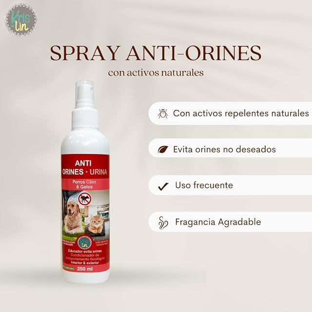 Foto 2 de 7 de KRISLIN Spray Antiorines de Perros y Gatos