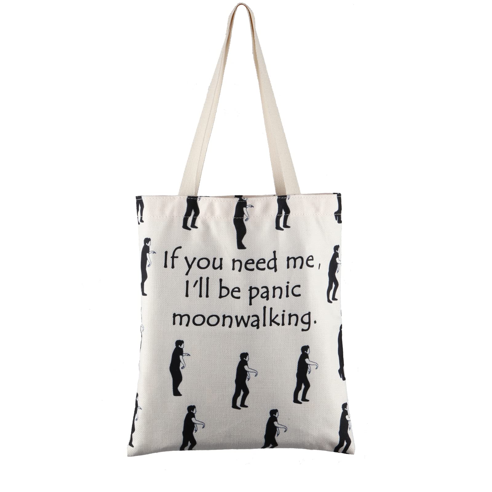 G2TUP Nick Fans Makeup Bag Girl Tv Show Merchandise Gift If You Need Me I'll be Panic Moonwalk Cosmetic Bag, Nick tote, 无