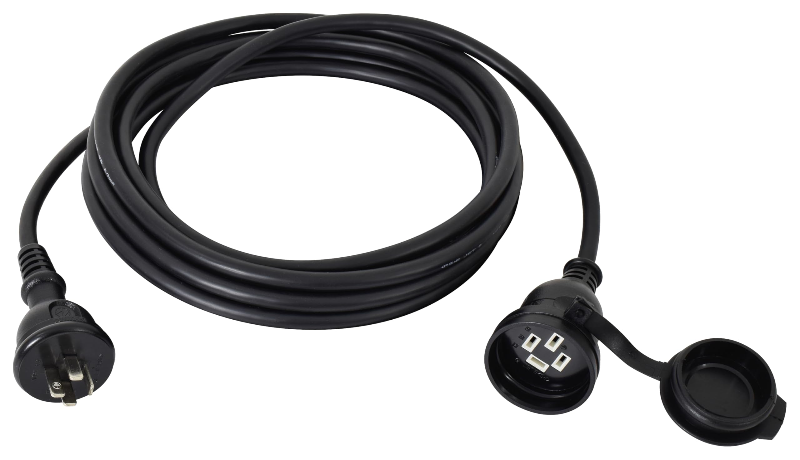 Amazon | 日動 防雨延長コ-ド5M三相200V 4P-20AW5 | 延長コード | DIY