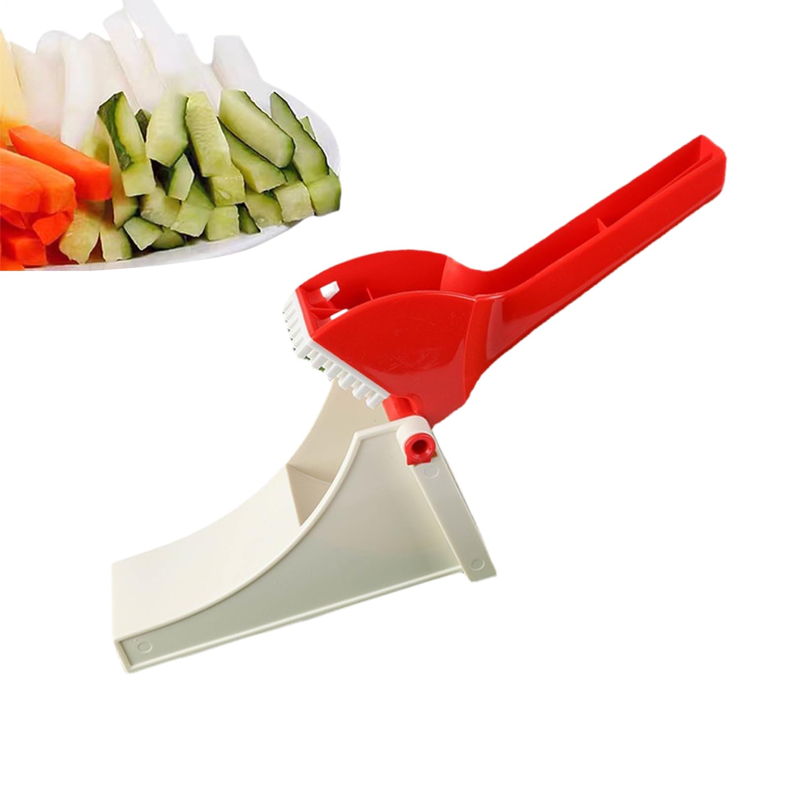 Potato Cutter for Fries,Kitchen Gadget | Manual Veggie Cutter - for Veggie Potato Carrot French Fries Home Cooks Restaurant Owners Chefs Food Truck Operators