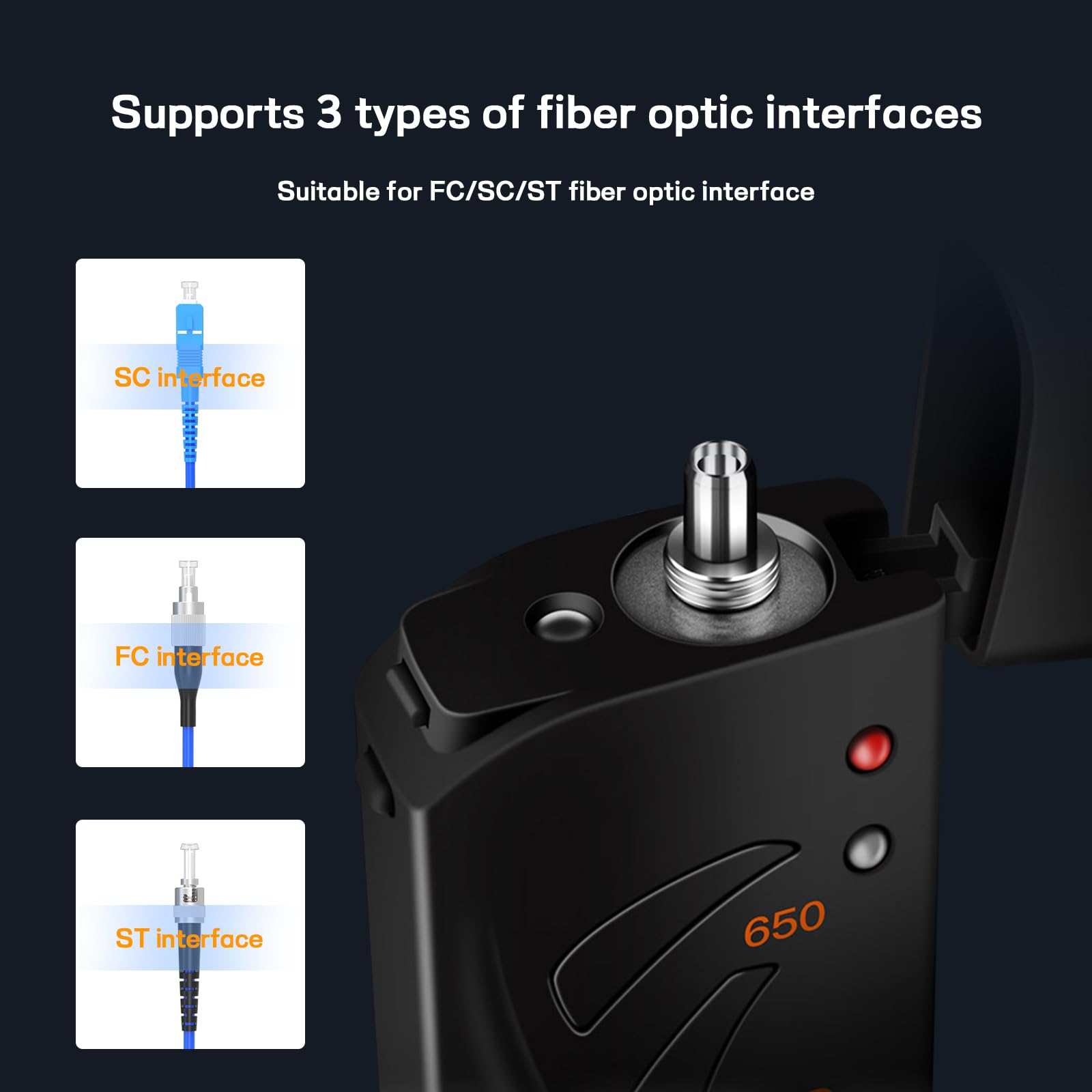 Fiber Visual Test Snapklik.com : Fiber Visual Fault Locator Fiber Optic Tester ...