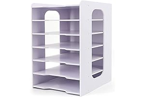 Multifunctional 24-Compartment Literature Organizer