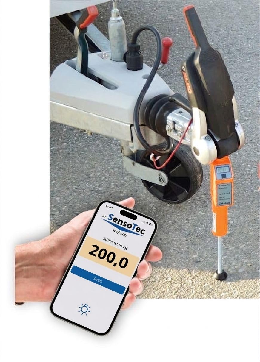 Digitale Stützlastwaage STB 150 B blau mit Bluetooth