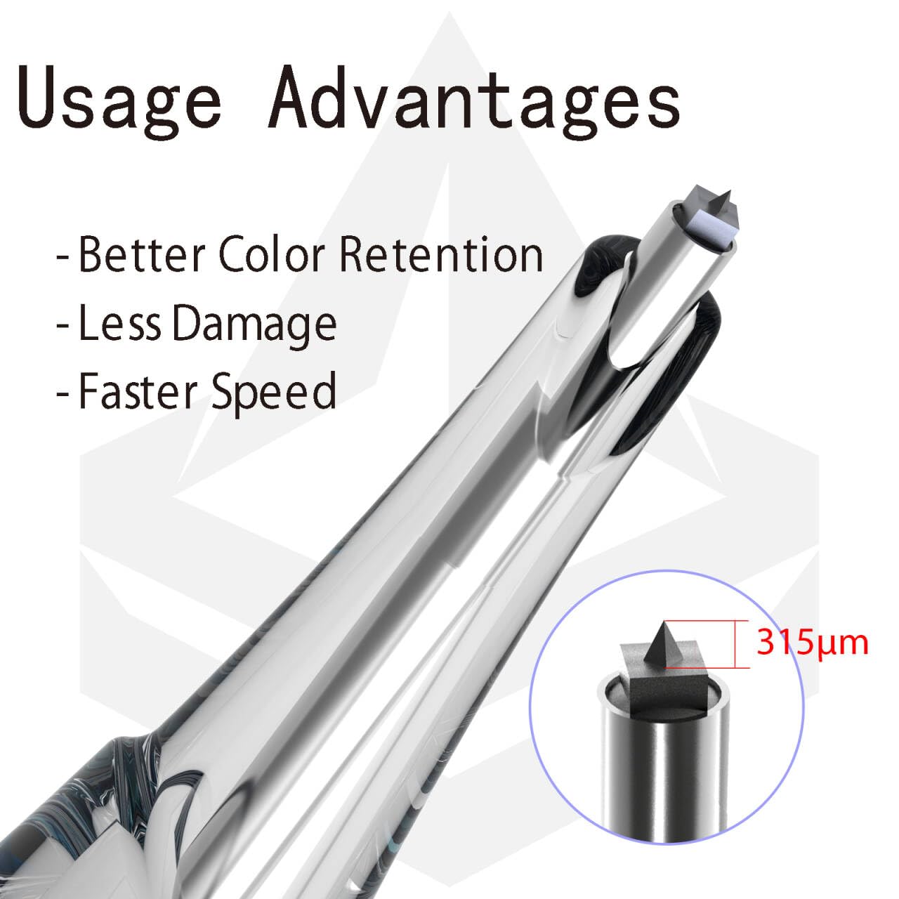 Permanent Makeup Needle Cartridge Side Square Tapered Tip PMU Needles microblading needles for Hairstroke Nanobrows Powder Brows Scalpmicropigmentation from Tattoo to SPM for PMUartist Beginners