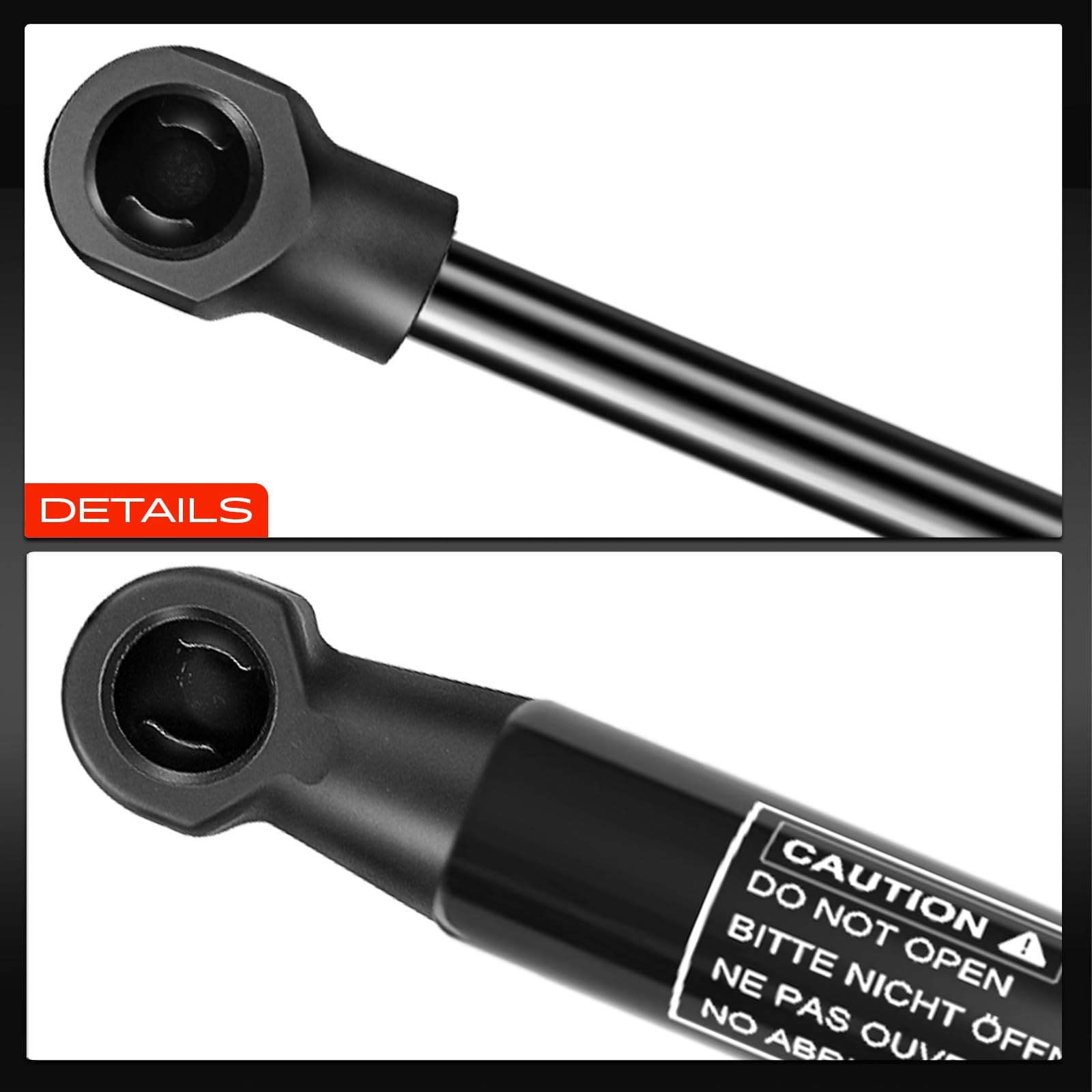 Frankberg 2x Molle a gas Portellone posteriore Compatibile con 207 CC WD Cabriolet 2007-2014 Replace# 9680415680