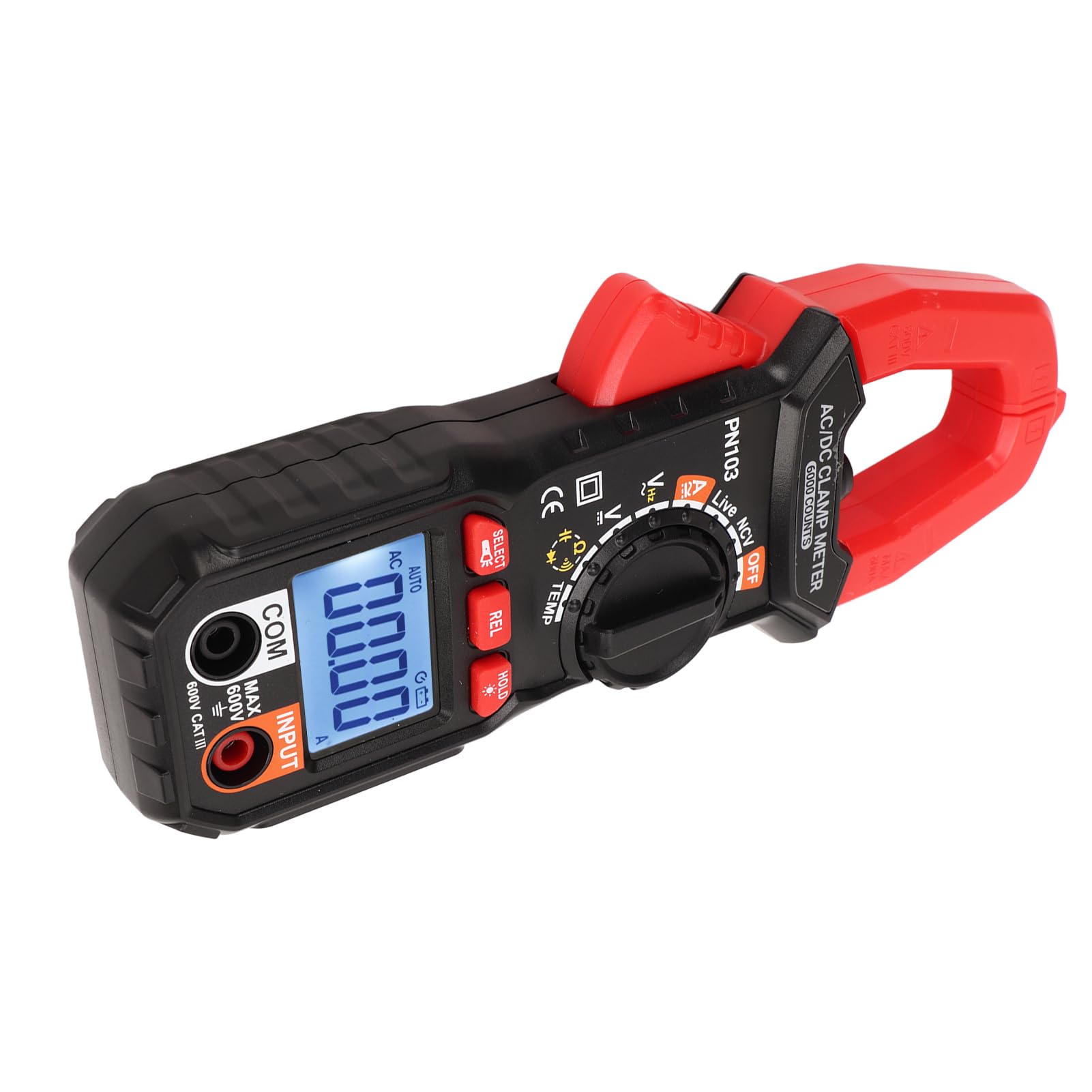 Digitales Zangenmessgerät, 6000-Count-Wechselstrom-Gleichstrom-Multimeter