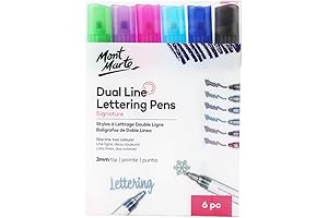 Mont Marte Signature Dual Line Lettering Pens - Your Gateway to Stunning Handwritten Masterpieces