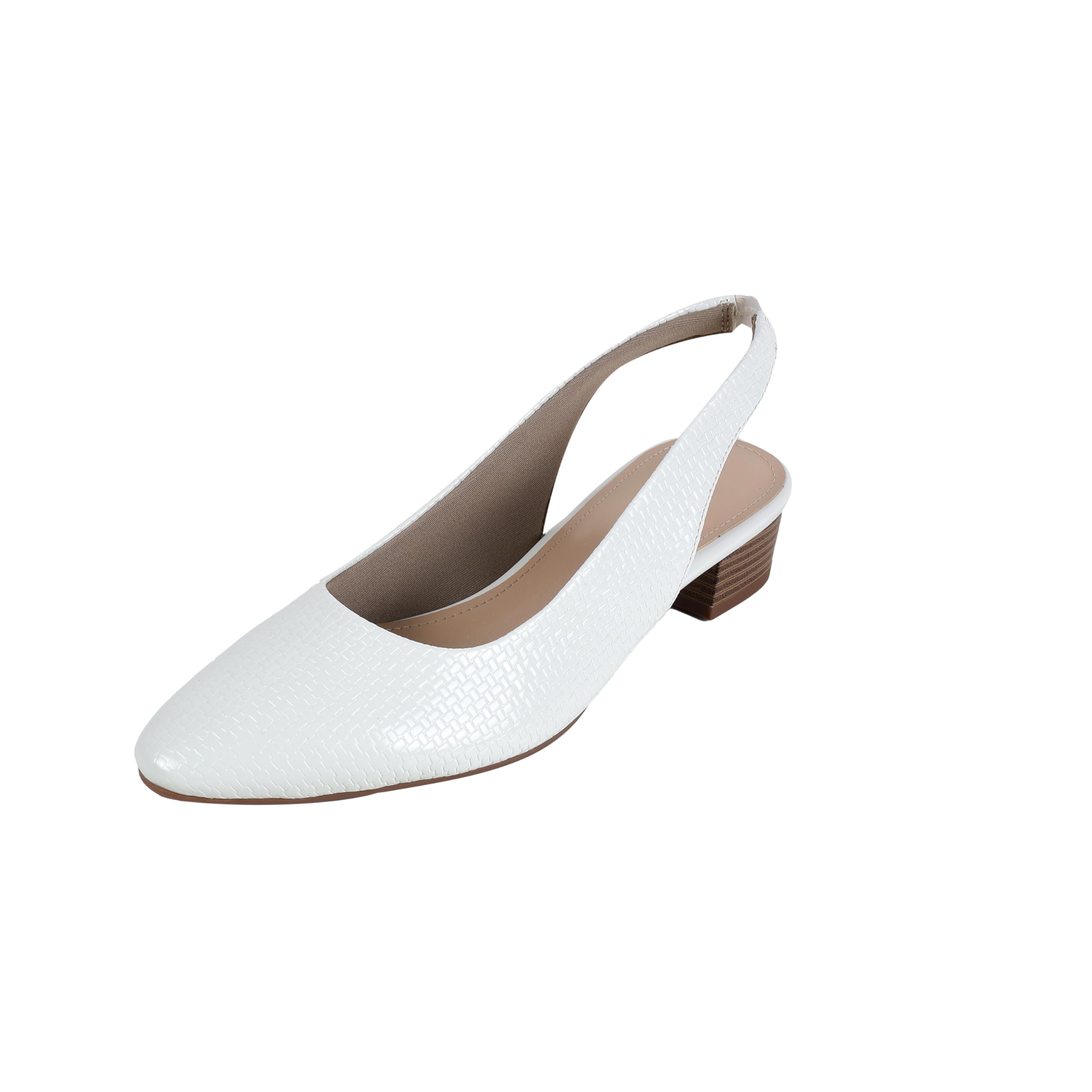 mochi Women'sCasual Faux Leather Slingback Heels-picture-15