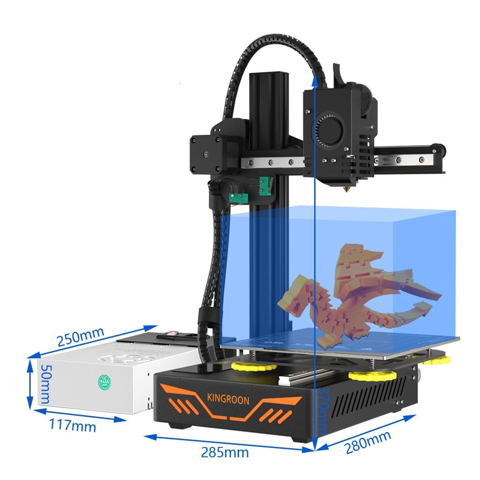 3Dプリンター Core-XY構造を採用し、最高250mm/sの高速印刷を実現！3D