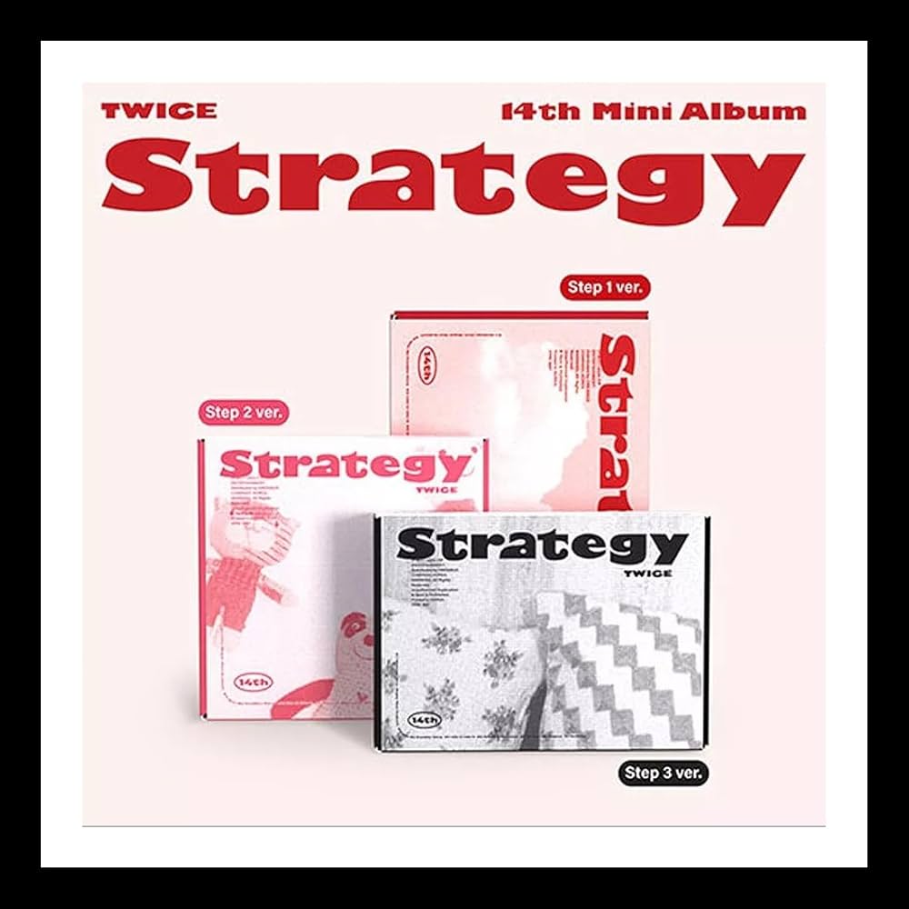 POB) TWICE STRATEGY (3 Ver Set.+GIFT CARD) SEALED - Amazon