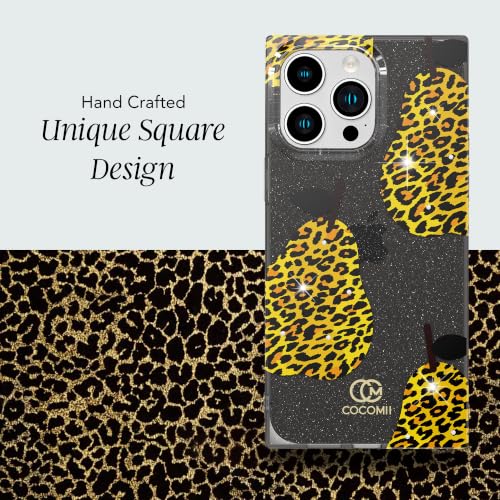 Image of COCOMII Rectangle for iPhone 14 Pro Case, Leopard Pear